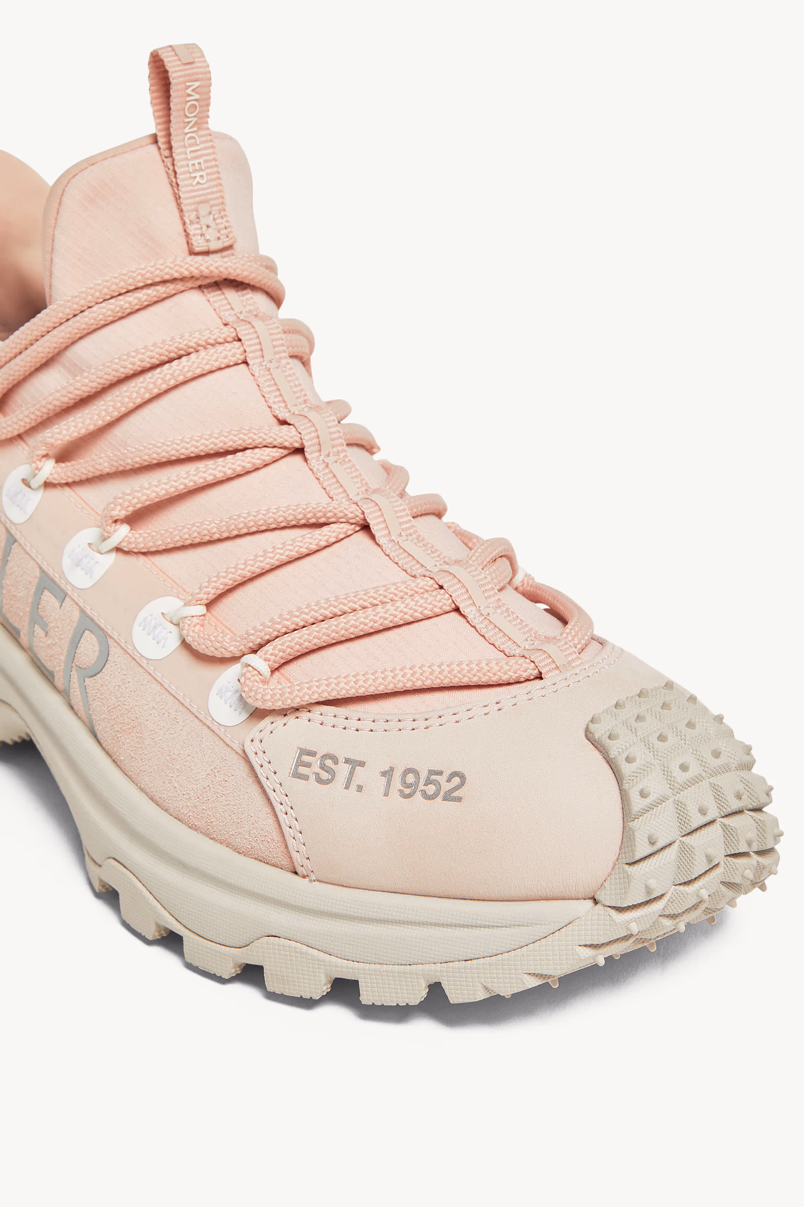 Sneakers Trailgrip Lite 2 en cuir et daim Femmes Rose Clair Moncler 3